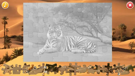 African Animals Puzzle screenshot 1