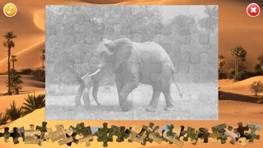 African Animals Puzzle screenshot 2