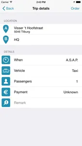 Cabman Mobile - Booking screenshot 1