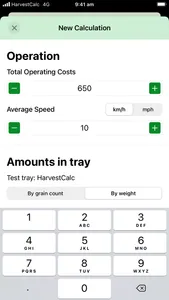 HarvestCalc screenshot 3