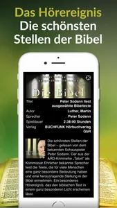 Die Bibel - Bibeltexte Hörbuch screenshot 1