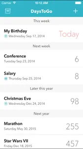 DaysToGo - Countdown screenshot 0