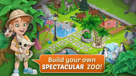 Happy Zoo - Wild Animals screenshot 1