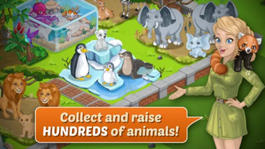 Happy Zoo - Wild Animals screenshot 2