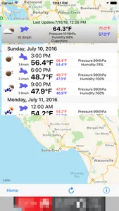 Weather on Map screenshot 1