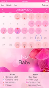 Menstrual Cycle Tracker screenshot 2