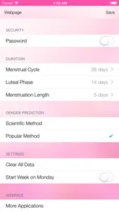 Menstrual Cycle Tracker screenshot 4