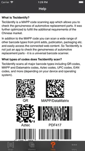 TecIdentify: MAPP Code Scanner screenshot 0