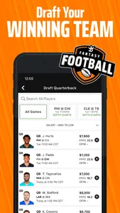 DraftKings Fantasy Sports screenshot 2