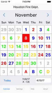ShiftCal® for Houston Fire screenshot 0