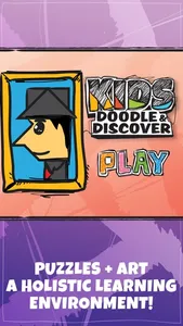 Kids Doodle & Discover: Portraits, Right Brain Fun screenshot 0