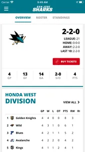 San Jose Sharks + SAP Center screenshot 4