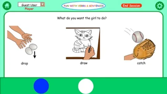 Fun with Verbs & Sentences LT screenshot 1