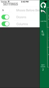 Roulette Dozens Calculator screenshot 1