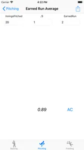 Baseball Statistics Calculator screenshot 4