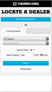 Thermo King Dealer Locator screenshot 1