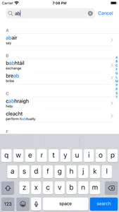 Briathra - Irish Verbs screenshot 1