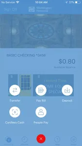 Washington Financial Bank screenshot 2