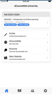 dCourseWeb screenshot 0