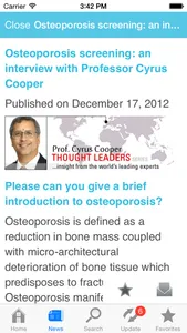 Osteoporosis by AZoMedical screenshot 2