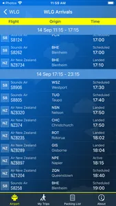 Wellington Airport Info +Radar screenshot 1