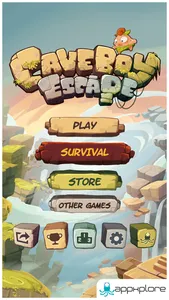 Caveboy Escape screenshot 0