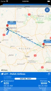 Warsaw Airport Info + Radar screenshot 2