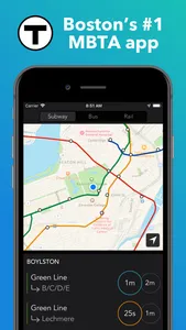 ProximiT: MBTA Boston Transit screenshot 0