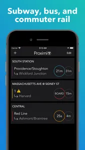 ProximiT: MBTA Boston Transit screenshot 1