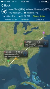 New Orleans Airport + Flight Tracker MSY Louis Armstrong screenshot 0