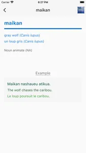 Innu Dictionary screenshot 1