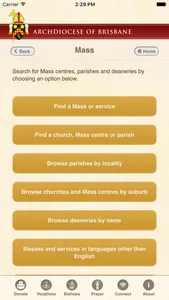 Archdiocese of Brisbane screenshot 2