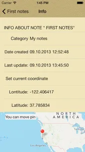 SuperNotes - note and location screenshot 2