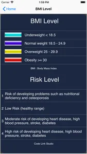 iBMI360 screenshot 3