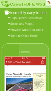 PDF to Word screenshot 1