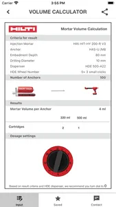 Hilti Volume Calculator screenshot 3