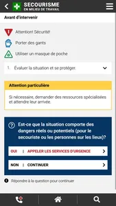 Secourisme - Milieu de travail screenshot 0