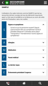 Secourisme - Milieu de travail screenshot 4