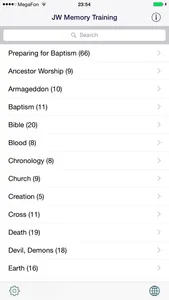 Memory Training. Bible Study screenshot 1