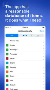 Buy Me a Pie! - Grocery List screenshot 4