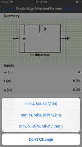 Stress Intensity Factors Pro screenshot 4