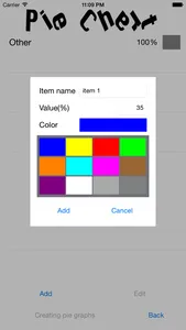 PieChart screenshot 1
