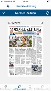 NORDSEE-ZEITUNG screenshot 0