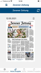 Zevener Zeitung screenshot 0