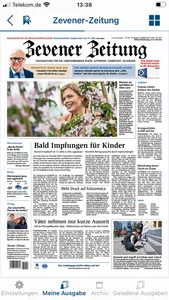 Zevener Zeitung screenshot 1