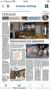 Zevener Zeitung screenshot 2