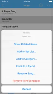 Songbook Simple screenshot 1