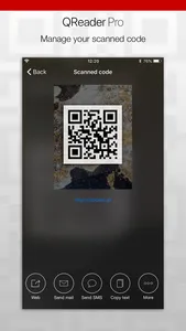 QR codes Reader Pro screenshot 1