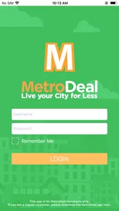 MetroDeal Merchants screenshot 0