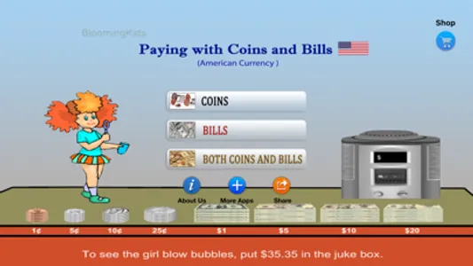 Paying with Coins and Bills (American Currency) screenshot 4